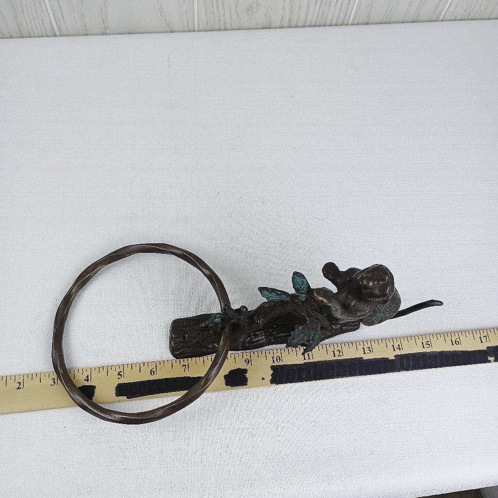 SPI San Pacific International Brass Monkey towel hanger door knocker. - Picture 14 of 16